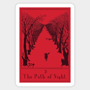 The Path of Night Sticker